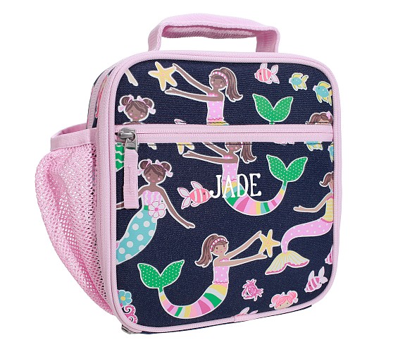 Mackenzie Navy Mermaid Friends Glow-in-the-Dark Lunch Boxes | Pottery ...