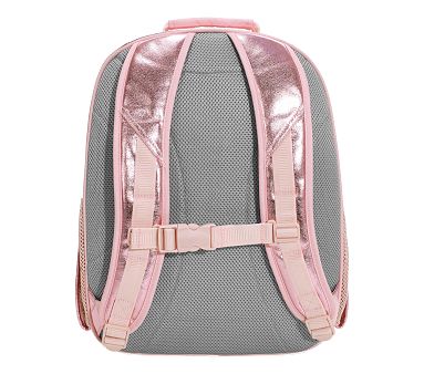 Mackenzie Pink Metallic Hearts Backpacks | Pottery Barn Kids