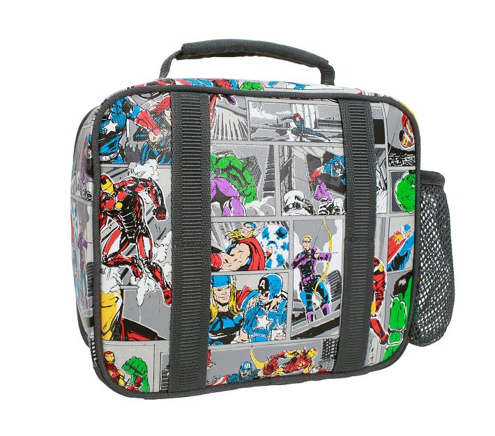 Marvel Kid's Dual Compartment Insulated Reusable Lunch Bag for