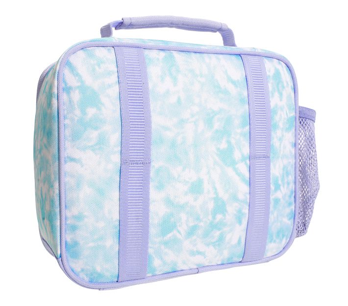 Aqua Two Compartment Lunch Bag Blue