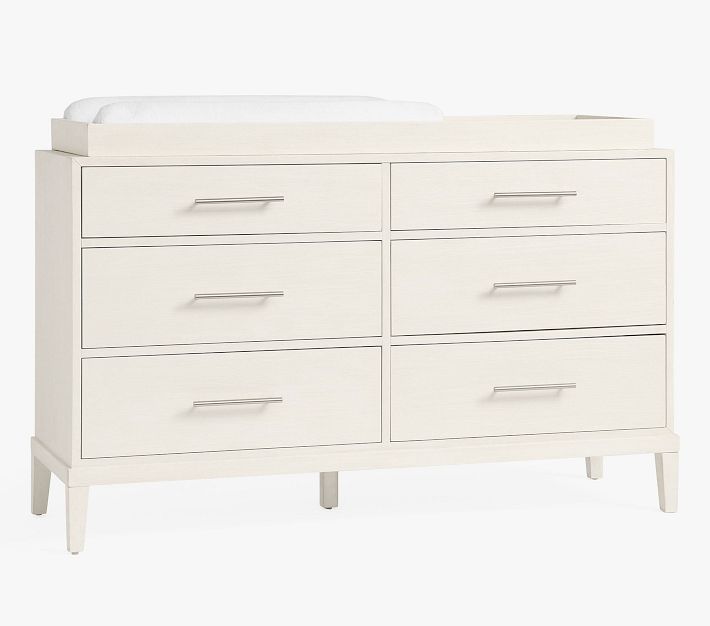 Dakota ExtraWide Nursery Dresser & Topper Set Pottery Barn Kids