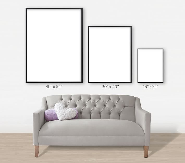 Minted® Sherbet Sky Framed Art by Lindsay Megahed | Pottery Barn Kids