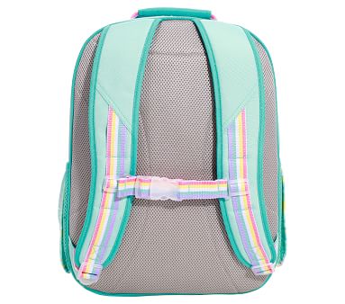 Mackenzie Aqua Sunshine Glow-in-the-Dark Backpacks | Pottery Barn Kids