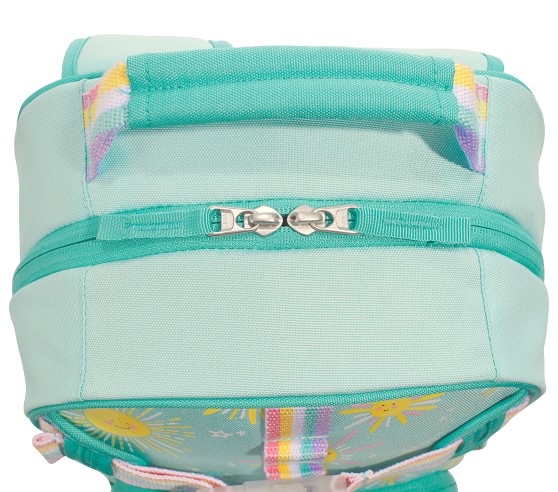 Mackenzie Aqua Sunshine Glow-in-the-dark Backpacks 