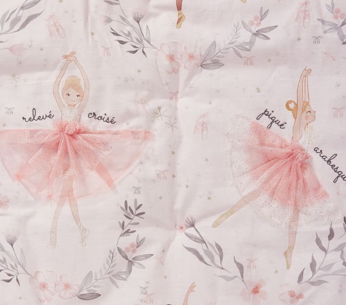 Ballerina Comforter Toddler Bedding | Pottery Barn Kids