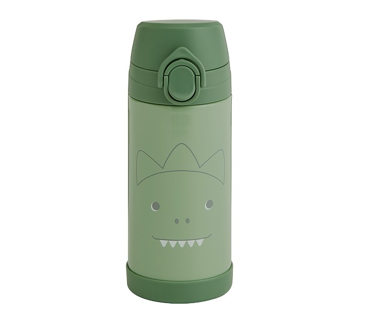 Colby Olive Dino Critter Water Bottle Pottery Barn Kids