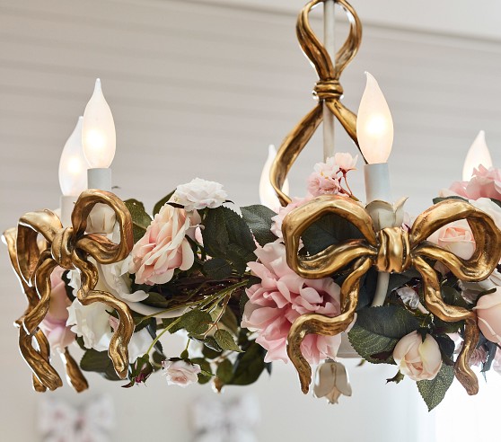 LoveShackFancy Bow Chandelier | Pottery Barn Kids