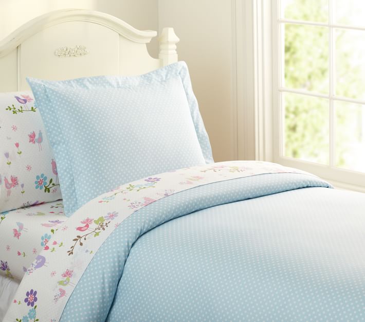 Mini Dot Kids' Duvet Cover & Shams Pottery Barn Kids