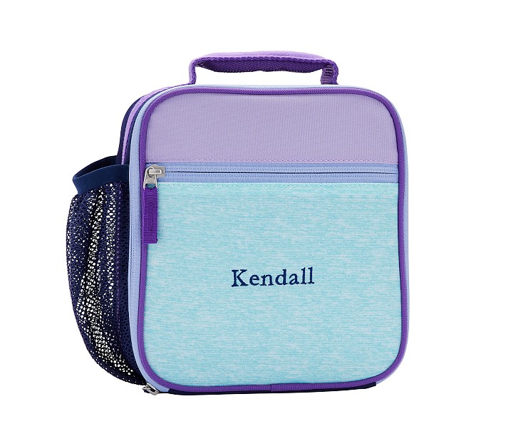 color block lunch bag