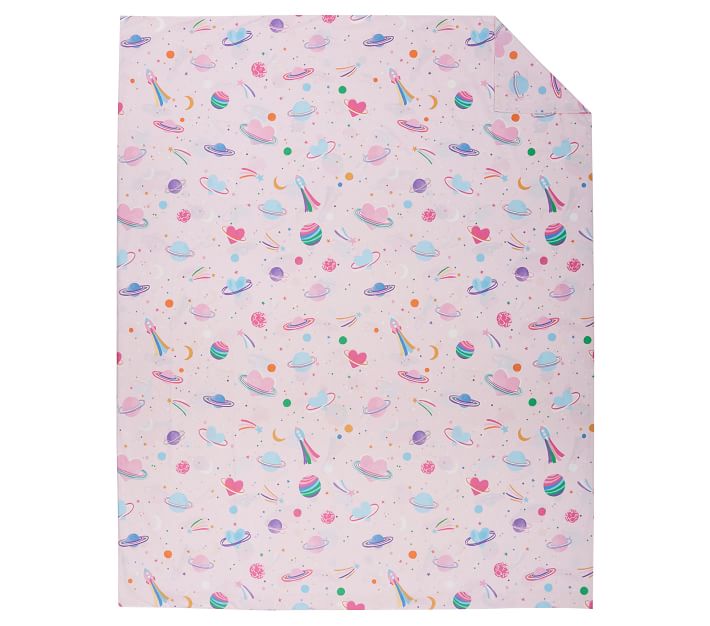 Galaxy Heart GlowintheDark Duvet Cover & Shams Pottery Barn Kids