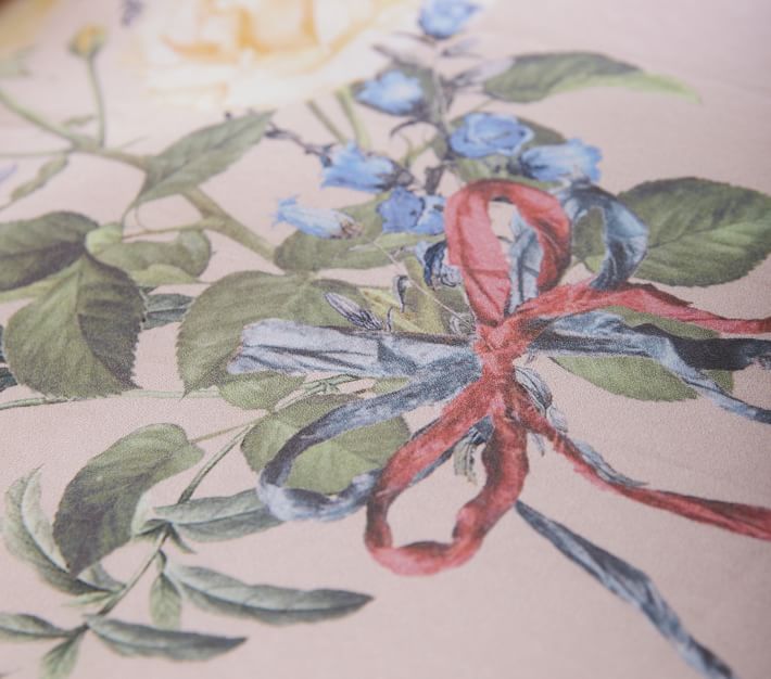 Monique Lhuillier Organic Sateen Floral Bouquet Kids' Duvet Cover