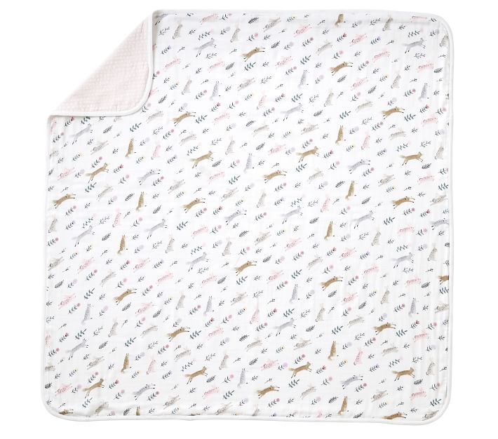 Ramona Oversized Organic Muslin Baby Blanket Pottery Barn Kids