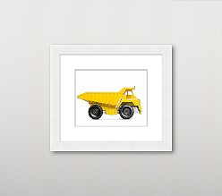 Leslee Mitchell Dump Truck Wall Art