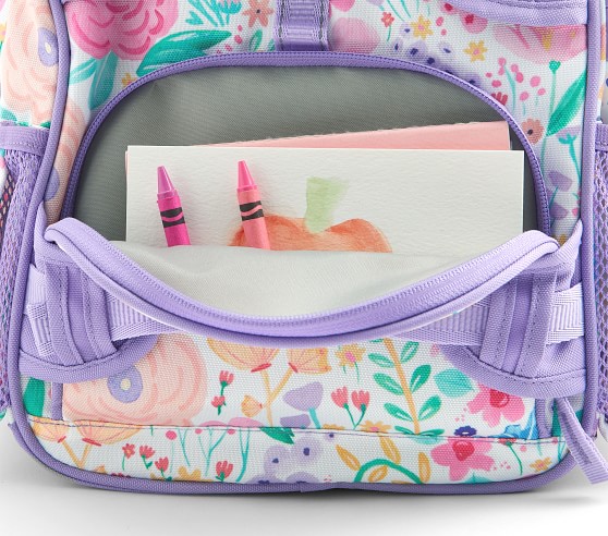 Mackenzie Lavender Floral Blooms Backpacks | Pottery Barn Kids