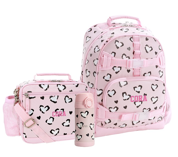 Mackenzie LoveShackFancy Cabbage Rose Backpack & Lunch Bundle, Set