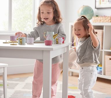 Rainbow Unicorn Kids Tea Set | Pottery Barn Kids