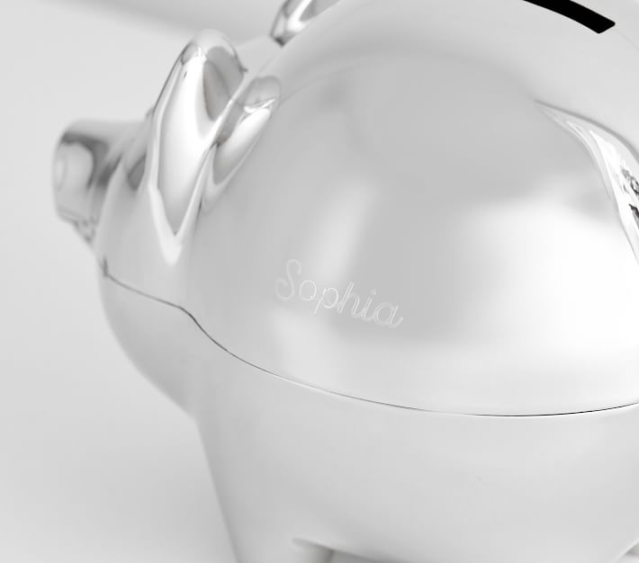 Mark & Graham x pbk Silver Piggy Bank