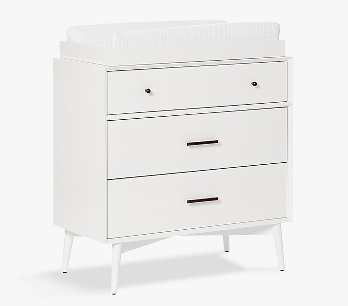 west elm x pbk Mid-Century 3-Drawer Changing Table