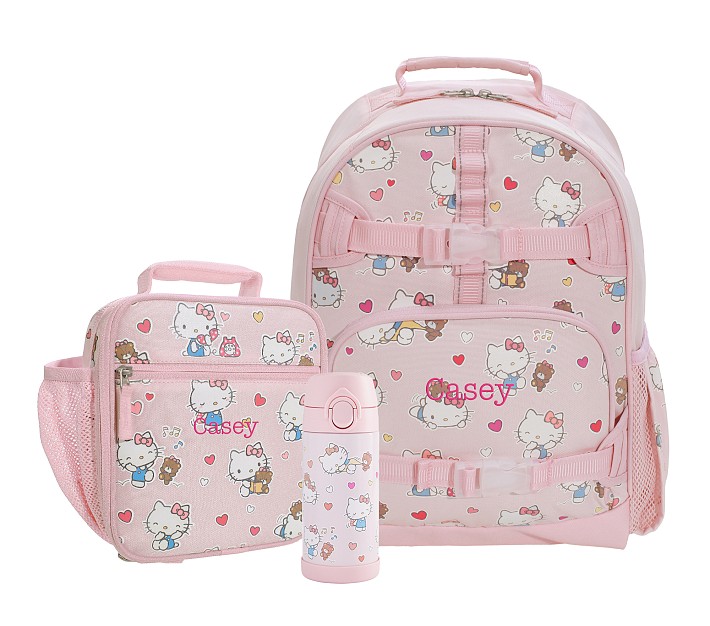 HELLO KITTY Sanrio Girl's Backpack Wheels Pull Handle Carry-On