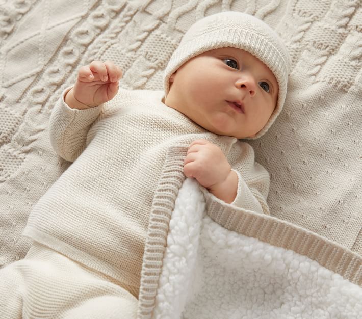 Cotton Sweater Nursery Set Pottery Barn Kids