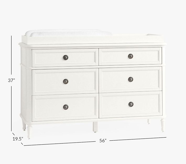 Colette ExtraWide Nursery Dresser & Topper Set Pottery Barn Kids