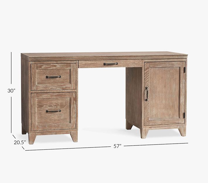 Beadboard Smart™ Storage Hutch Desk