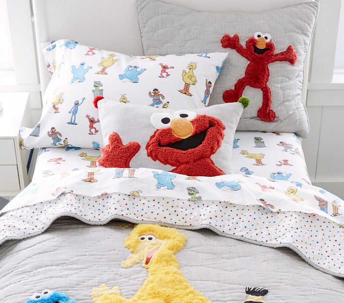 Vlot Zich voorstellen boezem Sesame Street® Organic Sheet Set & Pillowcases | Pottery Barn Kids