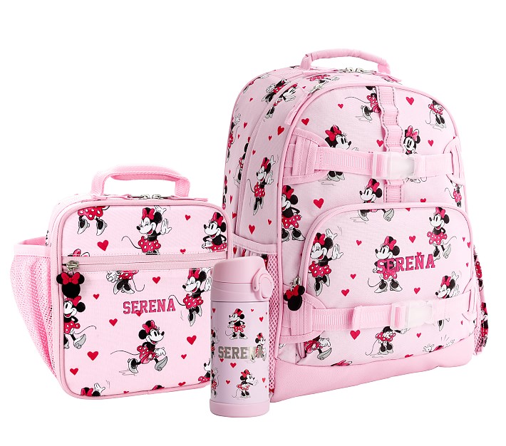 Mackenzie Pink Disney Minnie Mouse Backpack & Lunch Bundle, Set Of