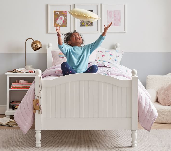 Galaxy Hearts GlowintheDark Quilt & Shams Pottery Barn Kids