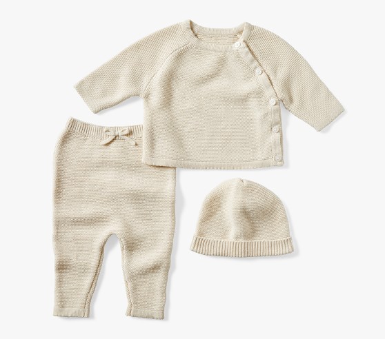 Cotton Sweater Nursery Set | Pottery Barn Kids
