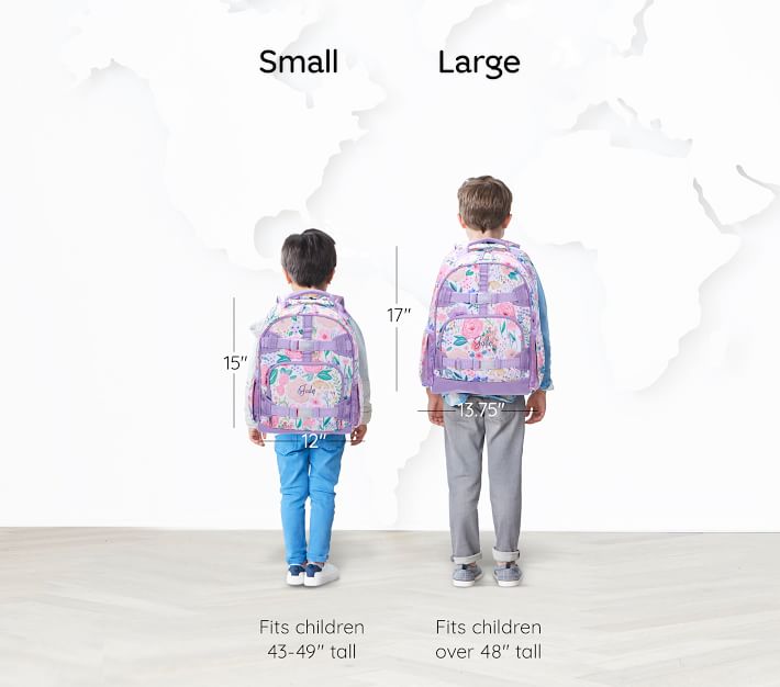 Mackenzie Lavender Floral Blooms Backpacks | Pottery Barn Kids