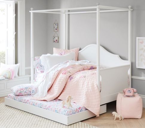 Pink & Grey Bedroom