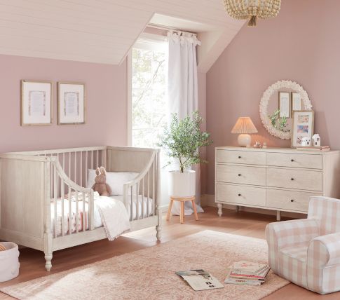 Blush Boho Toddler Bedroom