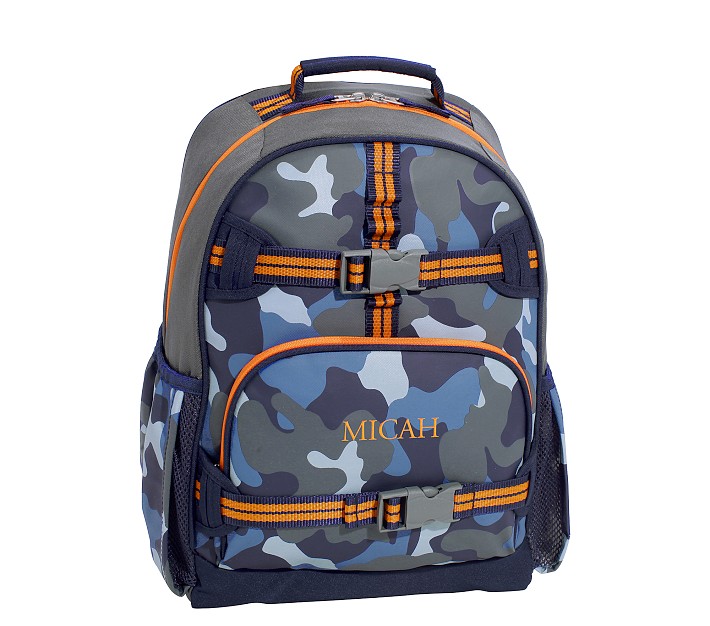 Midnight Blue Camo Personalized Backpack