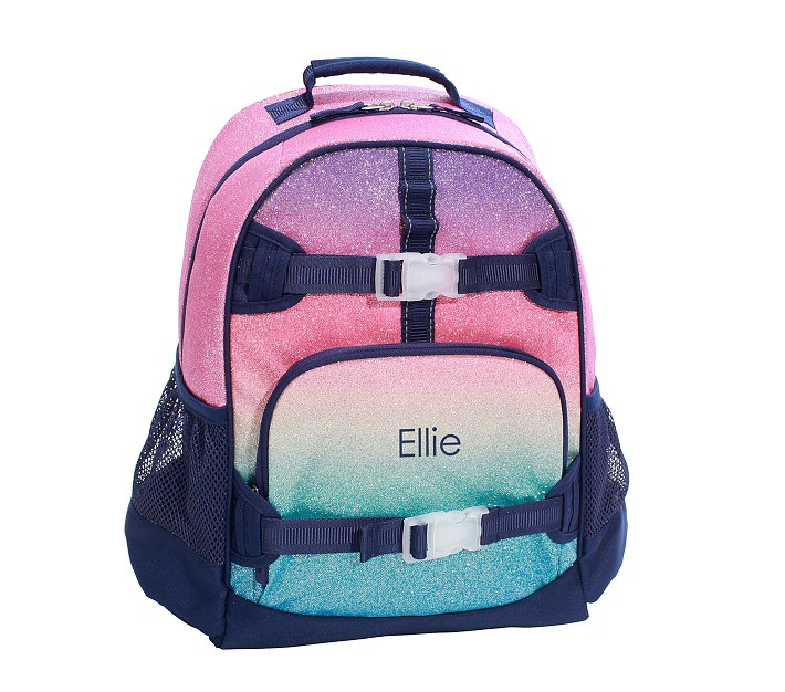PERSONALISED: GLITTER Your Name Mini Backpack Back Pack School 