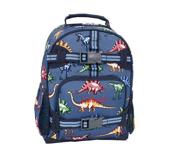 포터리반 Potterybarn Mackenzie Blue Multi Dino Backpacks