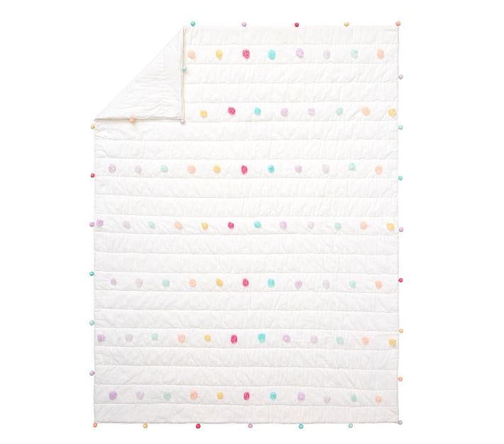 Pom Pom Baby Quilt Pottery Barn Kids