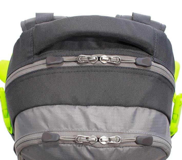 Jayden Charcoal/Grey/Green Backpack Pottery Barn Kids