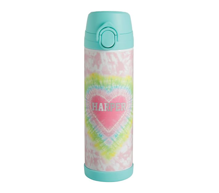 Mackenzie Aqua Rainbow Bright Tie-Dye Water Bottles