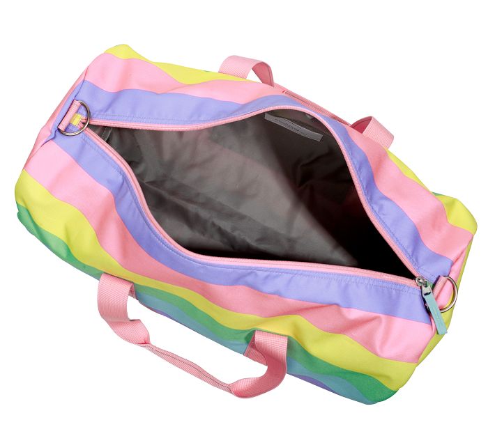 Fairfax Pastel Rainbow Large Duffle Bag