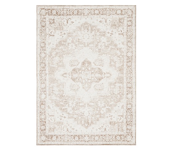 Lila Floral Antique Rug | Pottery Barn Kids