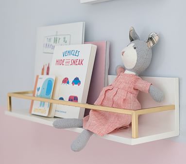 Gold Polished Kids Shelves 