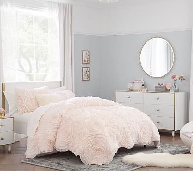 Monique Lhuillier Wool Viscose Persian Rug | Pottery Barn Kids