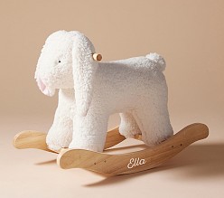 Sherpa Bunny Plush Rocker