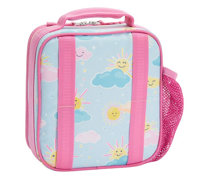 Mackenzie Aqua Sunny Skies Glow-in-the-Dark Lunch Box | Pottery Barn Kids