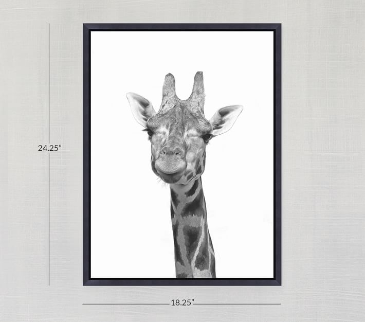 Giraffe Wall Art Modern Nursery Art Pottery Barn Kids
