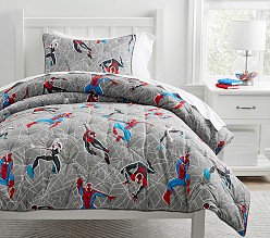 Marvel's Spider-Man Glow-in-the-Dark Comforter & Shams