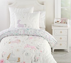 Mystical Unicorn Quilt & Shams