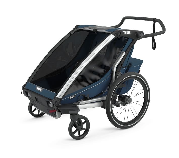 Thule double best sale stroller bike trailer