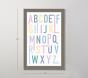 Colorful Alphabet Framed Art | Pottery Barn Kids